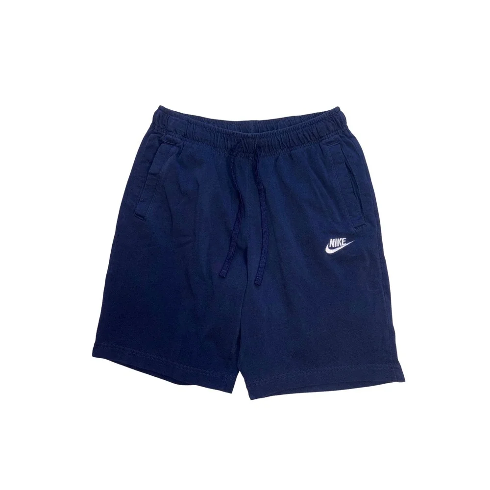 NIKE‎ Sportswear Club Shorts Mens Small Blue BV2772-410 Cotton Jersey Athletic